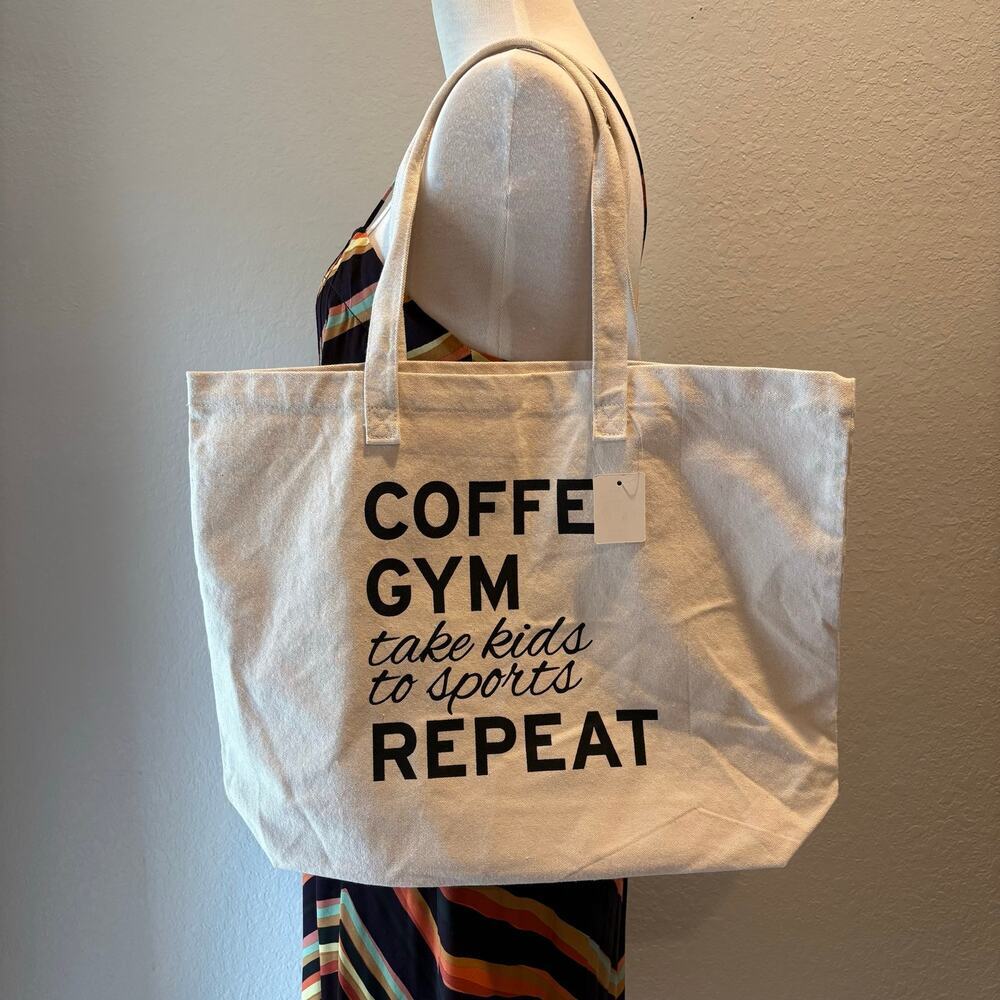 NATURAL CANVAS Mother’s Day Graphic Reusable Tote Bone Ss OS Casual On-The-Go
